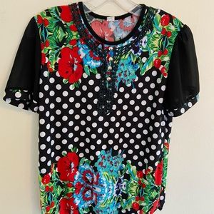 Gorgeous Floral Print Top